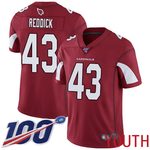 Arizona Cardinals Limited Red Youth Haason Reddick Home Jersey NFL Football #43 100th Season Vapor Untouchable